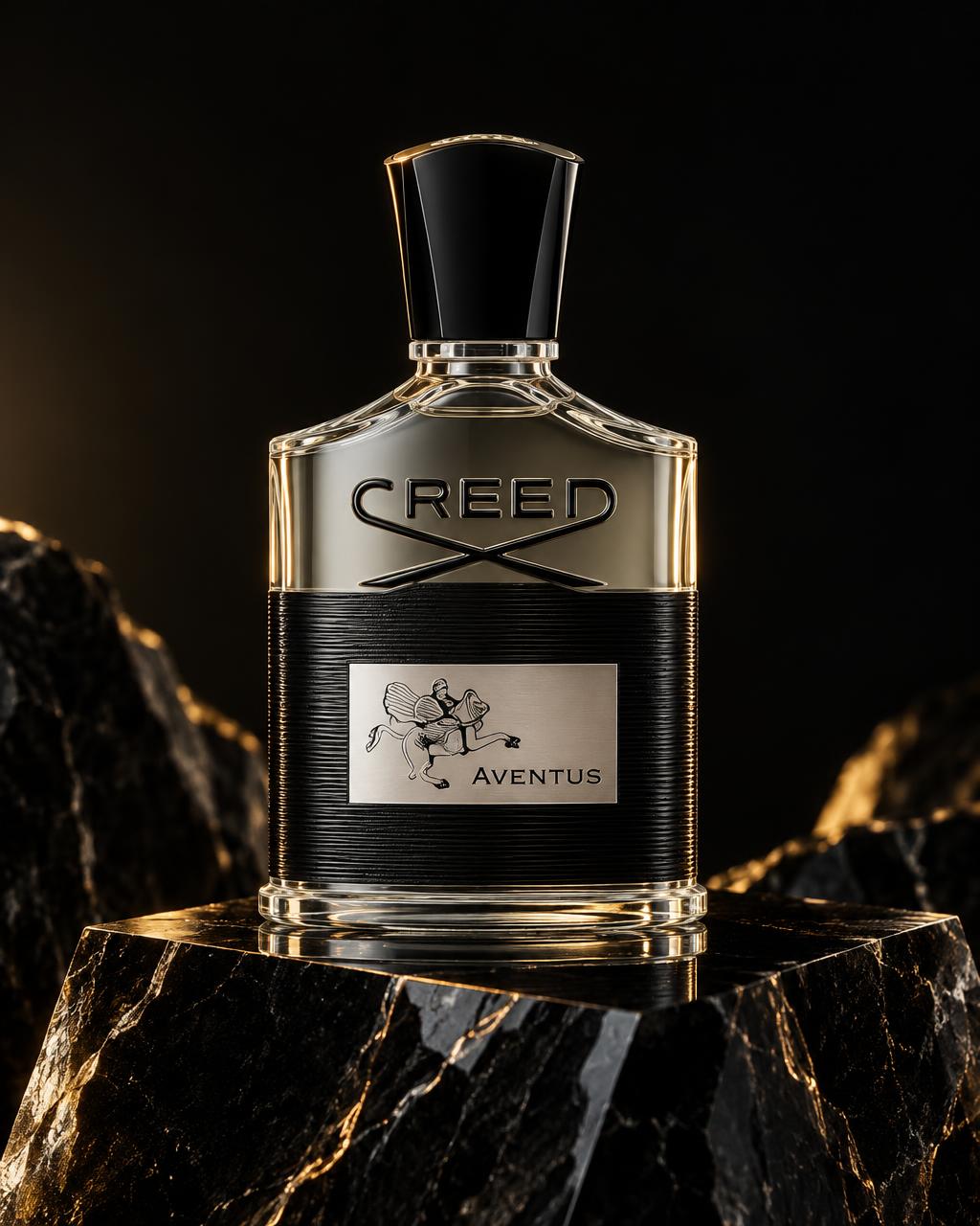Creed Aventus perfume bottle
