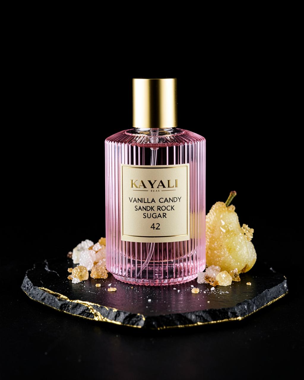 Kayali Vanilla Candy Rock Sugar 42 perfume bottle